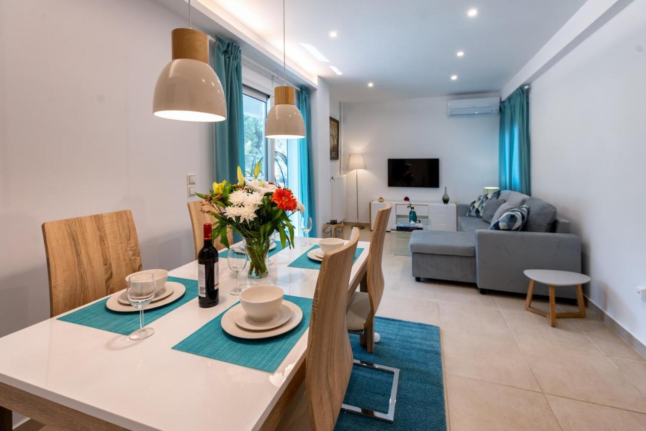 Lux 1-Bedroom Apartement Next To The Sea In Voula Athena Bagian luar foto